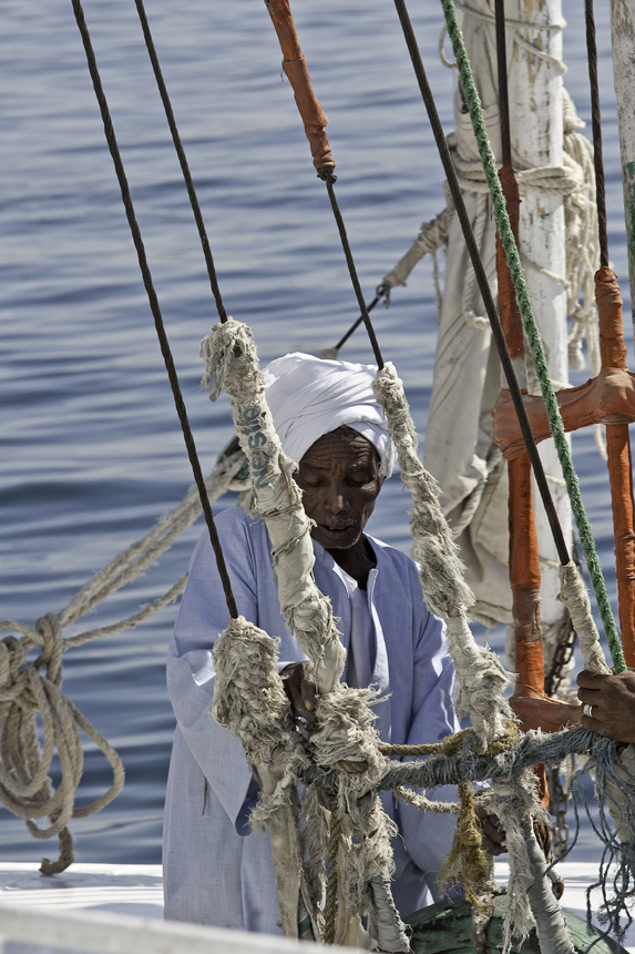 Pescatore sul Nilo a Philae Egitto Foto n. 9_MG_0004