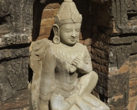 Htilominlo Temple nel complesso archeologico di Bagan Foto n. AOK7019