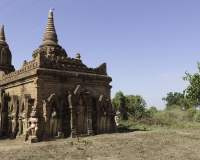 Complesso archeologico vicino Ananda Temple in Bagan Foto n. 7021