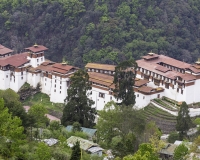 Torre d’avvistamento Ta Dzong e del Trongsa Dzong a Trongsa Foto N.6723