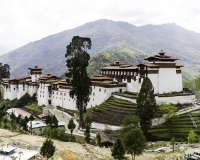 Torre d’avvistamento Ta Dzong e del Trongsa Dzong a Trongsa Foto N.6749
