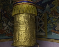 Punakha Dzong, ruota della preghiera Foto n. POA6821