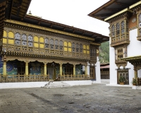Punakha Dzong, palazzo fortificato fondato nel 1637 Foto n. POA6825