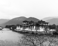 Punakha Dzong, palazzo fortificato fondato nel 1637 Foto n. POA6835