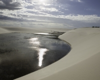 Dune e lagune nel parco dei  Lençois Maranhenses vicino Santo Amaro Foto n. 8370