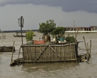 Villaggio flottante di Chong  Kneas sul Lago Tonle Sap Cambogia / Foto n. 0068