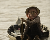 Villaggio flottante di Chong  Kneas sul Lago Tonle Sap Cambogia / Foto n. 0109