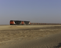 Treno nel deserto dopo Wadi Al Hitan Foto n. AOK9783