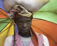 Donna etnia Benché al mercato di Debra Worke Foto n. 0346