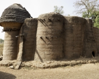 Altopiano del Tongo. Etnia Talensi, Abitazione fortificata, Togo Foto n. 5382