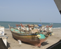 Barche di pescatori  vicino al porto di Al Hodeidah Yemen / Foto n. 0086
