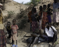 Ricerca oro lungo la strada per Lodwar Foto n. AOK6053