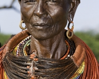 Donne etnia Samburu vicino Wamba Foto n. POA0200