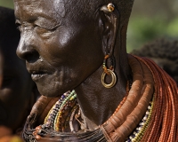 Donne etnia Samburu vicino Wamba Foto n. POA0202