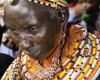 Donne etnia Samburu vicino Wamba Foto n. POA0205