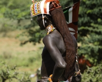 Mercato Samburu  prima di Lodugokwe sulla strada per Mararal Foto n. POA0227