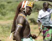 Mercato Samburu  prima di Lodugokwe sulla strada per Mararal Foto n. POA0234