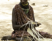 Danze in un villaggio etnia turkana vicino lago Turkana Foto n. POA0672