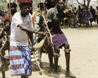 Danze in un villaggio etnia turkana vicino lago Turkana Foto n. POA0703