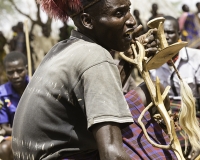 Danze in un villaggio etnia turkana vicino lago Turkana Foto n. POA0721