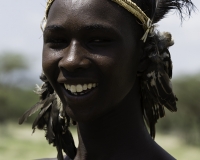 Ragazzi etnia Samburu vicino Wamba Foto n. POA0082