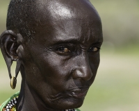 Ragazzi etnia Samburu vicino Wamba Foto n. POA0090