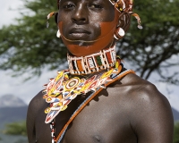 Ragazzi etnia Samburu vicino Wamba Foto n. POA0101