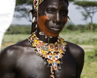 Ragazzi etnia Samburu vicino Wamba Foto n. POA0132