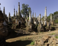 Le mille pagode di Inthein intorno alla Shwe Inn Dain Pagoda Foto n. AOK8634