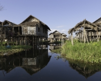 Pauk Pa villaggio su Palafitte sul Lago Inle Foto n. AOK8760