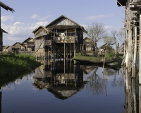 Pauk Pa villaggio su Palafitte sul Lago Inle Foto n. AOK8764