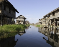 Pauk Pa villaggio su Palafitte sul Lago Inle Foto n. AOK8766