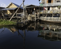 Pauk Pa villaggio su Palafitte sul Lago Inle Foto n. AOK8767