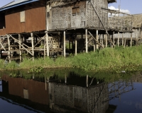 Pauk Pa villaggio su Palafitte sul Lago Inle Foto n. AOK8775