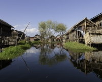 Pauk Pa villaggio su Palafitte sul Lago Inle Foto n. AOK8777