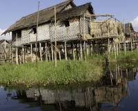 Pauk Pa villaggio su Palafitte sul Lago Inle Foto n. AOK8781