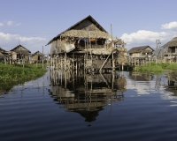 Pauk Pa villaggio su Palafitte sul Lago Inle Foto n. AOK8786