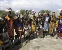 Matrimonio nel Villaggio Neputi  vicino il Lago Turkana Foto n. AOK6109