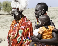 Matrimonio nel Villaggio Neputi  vicino il Lago Turkana Foto n. AOK6119