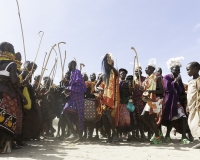 Matrimonio nel Villaggio Neputi  vicino il Lago Turkana Foto n. AOK6144
