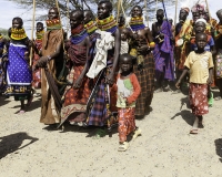 Matrimonio nel villaggio di Neputi vicino Lago Turkana Foto n. AOK6175