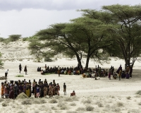 Matrimonio nel Villaggio Neputi  vicino il Lago Turkana Foto n. POA0875