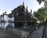 Monastero di Shwenandaw a Mandalay Foto n. AOK7742