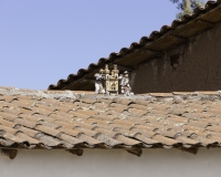 Portafortuna sopra i tetti a Quinua Foto n. AOK3567