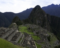 Panorama del Santuario Inca di Machu Picchu Foto n. AOK3873