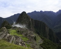 Panorama del Santuario Inca di Machu Picchu Foto n. AOK3877
