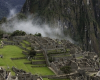 Panorama del Santuario Inca di Machu Picchu Foto n. AOK3878