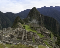 Panorama del Santuario Inca di Machu Picchu Foto n. AOK3883