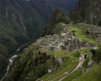 Panorama del Santuario Inca di Machu Picchu Foto n. AOK3885