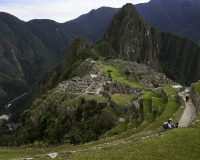 Panorama del Santuario Inca di Machu Picchu Foto n. AOK3889